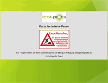 Tablet Screenshot of eglo.licht-profis.de